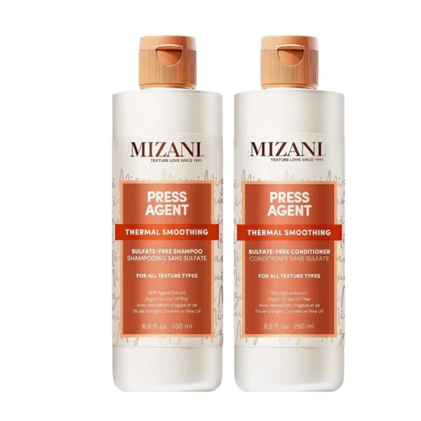 MIZANI Press Agent Thermal Smoothing Shampoo & Conditioner Duo
