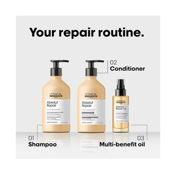 L'Oréal Professionnel Paris Absolut Repair Gold Quinoa + Protein Shampoo